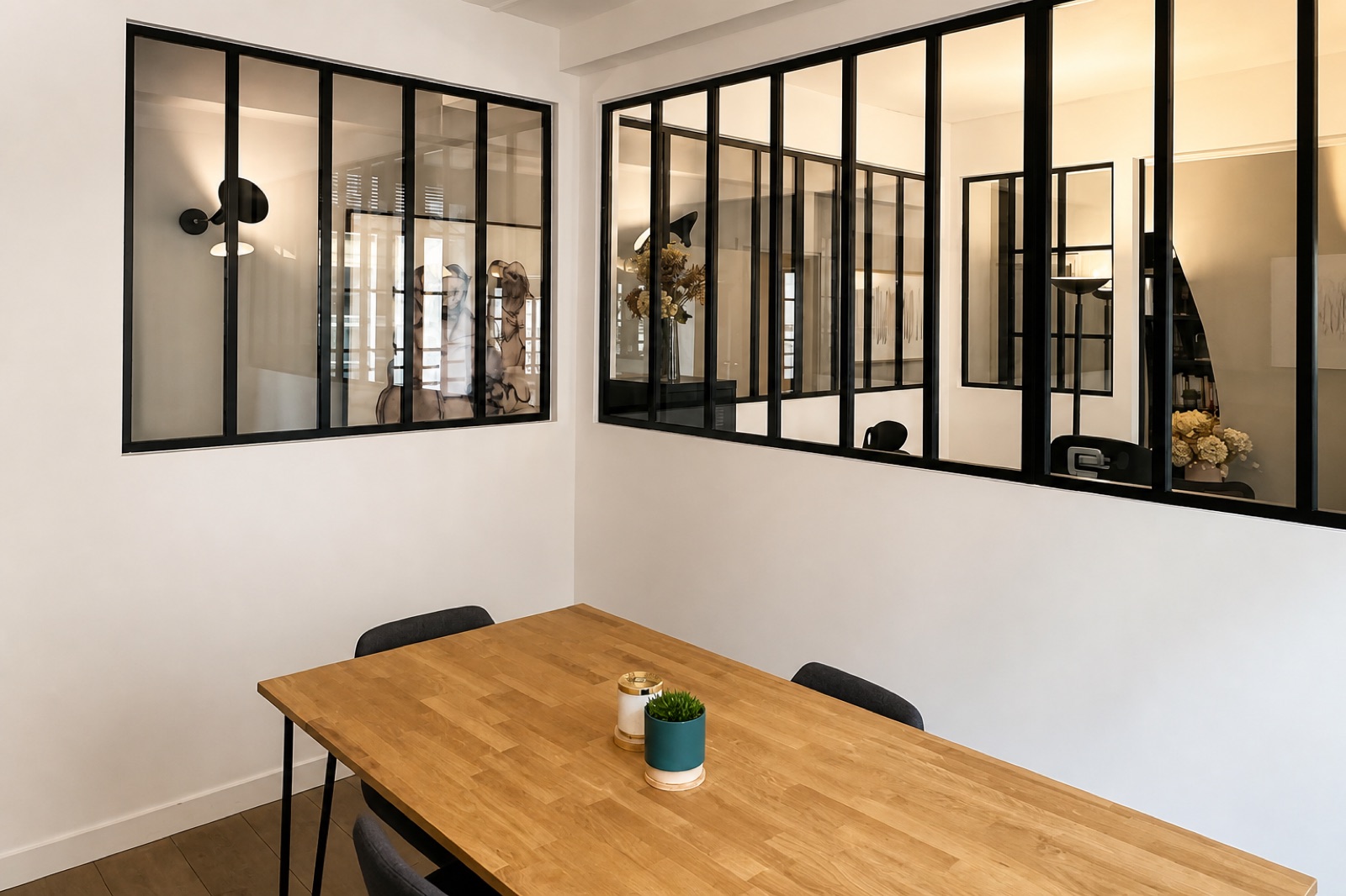 Verrières d'atelier de l'Appartement Vivienne